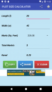 Plot Size Calculator screenshot 0