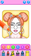 Glitter Lips Coloring Game screenshot 6