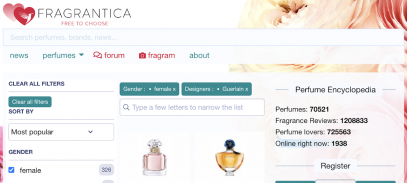 Fragrantica Perfumes screenshot 3