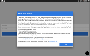 PTI Risk Assessment Tool screenshot 0