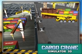 3D หนัก Cargo Crane จำลอง screenshot 0