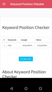 Keyword Position Checker Tool screenshot 4