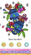 Christmas Gliter Coloring Book screenshot 5