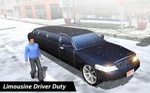 Uphill Limo Driver Snow Mountain Climb screenshot 9