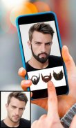 Men beard photo editor salon screenshot 2