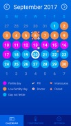 Fertilidad del calendario screenshot 0