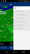 Realtime rainradar Europe screenshot 2