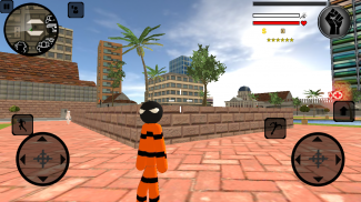 Stickman Killer Rope Hero Vegas Prison Escape screenshot 4