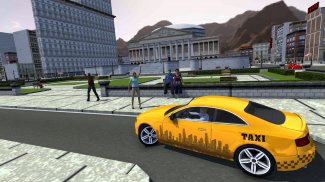 Taxi Modern Sim Crazy Driver Pro 3D screenshot 2