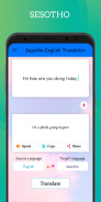 Sesotho - English Translator screenshot 2