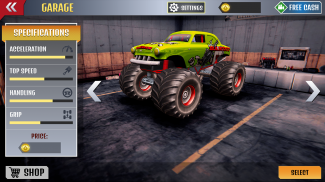 Mega Rampe Monster LKW Rennen screenshot 3
