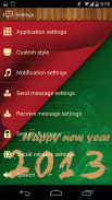 Handcent 6 Skin New Year2013 screenshot 3