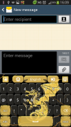 Золотой Клавиатура screenshot 3