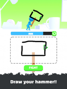 Draw Hammer - Drawing games screenshot 14