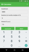Recurring Deposit Calculator screenshot 1