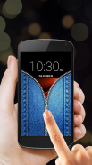 شلوار جین زیپ قفل صفحه نمایش screenshot 3