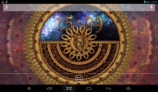 Space Clock Live Wallpaper screenshot 4