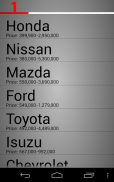 PonRod: Car list คำนวณค่างวดรถ screenshot 1