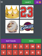 4 Pics 1 NBA Player: Basketball Players Quiz 2020 screenshot 1