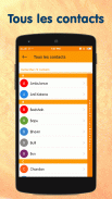 e Contacts: répertoire screenshot 5