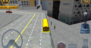 Memandu Schoolbus 3D simulator screenshot 0