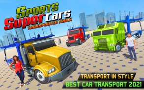 Real Car Transport Truck Games screenshot 11