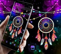 Colorful Neon Dream Catcher Theme screenshot 0