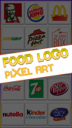 Food Logo Color by Number: Pixel Art Coloring Book screenshot 5