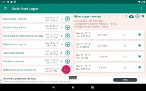 Quick Event Logger: Log anything you like screenshot 6