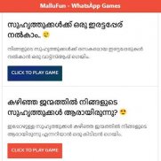 Mallu Fun - Whats-App Dare Games & Quizzes screenshot 0