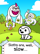 Sloth Evolution: Merge Game screenshot 0