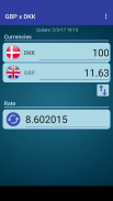 British Pound x Danish Krone screenshot 1