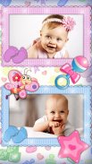 बेबी फोटो फ्रेम - फोटो एडिटर ऐप्स screenshot 1