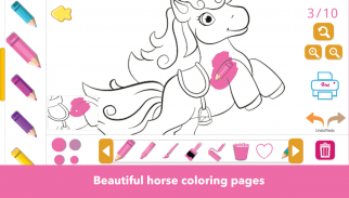 Horse Coloring Book for Kids screenshot 3