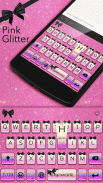 تم صفحه کليد Pinkglitter screenshot 3