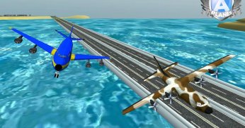 A-avión simulador de vuelo 3D screenshot 0