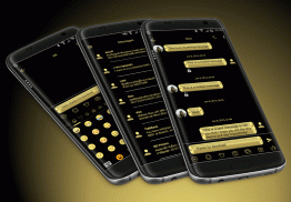 Metal Gold SMS Pesan screenshot 7