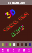 3D Name Art screenshot 4