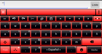 THEME AI TYPE BLACK RED GLASS screenshot 2