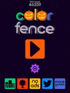 Color Fence - A Puzzle Game screenshot 3