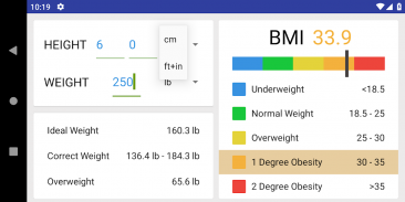 BMI Calculator screenshot 2