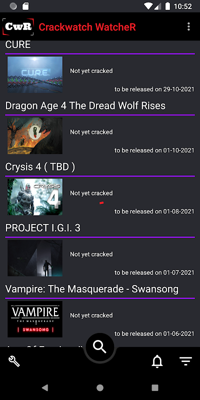 CrackWatch: Crack Status added - CrackWatch: Crack Status