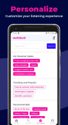 Audioburst: Personalized talk audio screenshot 3