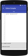 Python Tutorial and Compiler screenshot 1