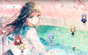 Anime Live2D Fond d'écran screenshot 4