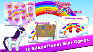 Pony Games for Toddlers screenshot 0