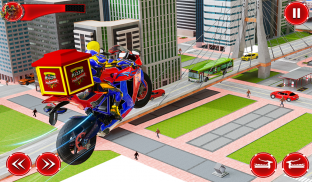 Superhero Bike Delivery Taxi screenshot 8