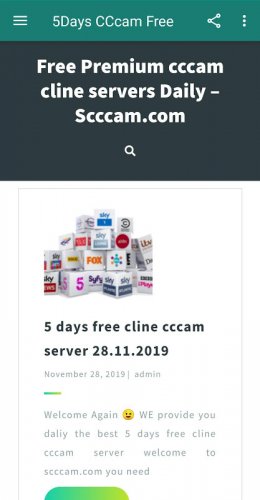 5 Days Free Cccam Free Cccam Server Generator 2 1 下载android Apk Aptoide