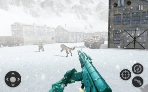စစ်ပွဲသေနတ်ပစ်နှင်းကြည်းတပ် Sniper: FPS ကျွန်းသေနတ screenshot 1