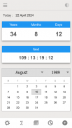 आयु कैलकुलेटर: जन्म तिथि तक screenshot 8